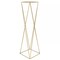 2 Gold 32 in Crisscross Geometric Metal FLOWER STANDS Centerpieces Party Events